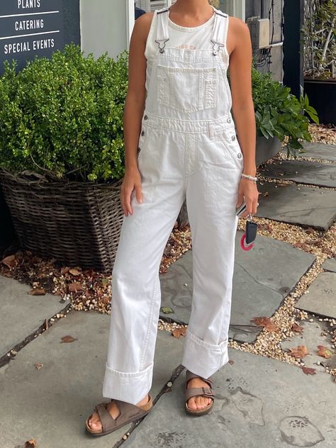 Women's Overalls curated on LTK White Overalls Outfit, Dickies Overalls, White Overalls, Corduroy Dungarees, Overalls Outfit, Women's Overalls, Fall Inspo, Overalls Women, Dungarees