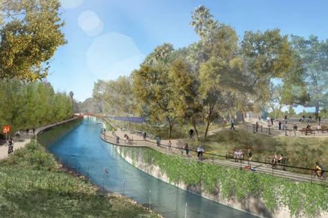 Water Artists, Architecture Design Process, Linear Park, Landscape Architecture Drawing, Sustainable City, Riverside Park, Park Landscape, Architecture Concept Drawings, River Park