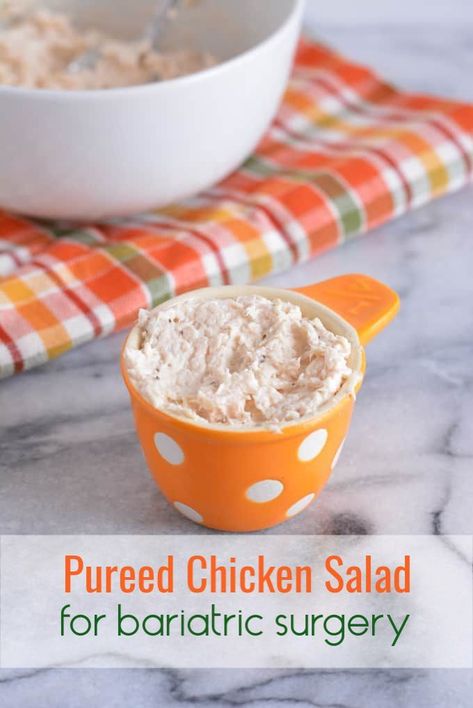 Chicken Puree Recipes, Puree Recipes For Adults, Purred Foods, Pureed Chicken, Sleeve Meals, Chicken Puree, Bariatric Recipes Sleeve Liquid Diet, Pureed Diet, Bariatric Recipes Sleeve