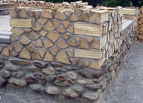 Piscina Container, Cordwood Homes, Cord Wood, Wood Building, Cob House, Earth Homes, Natural Building, Earthship, Building Techniques