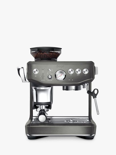 Sage the Barista Express™ Impress Coffee Machine, Black Stainless steel Breville Espresso, Breville Barista Express, Coffee Delivery, Coffee At Home, Cleaning Tablets, Coffee Subscription, Black Truffle, Espresso Maker, Coffee Makers