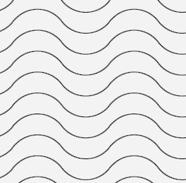 Undulating Wave Repeat | Designs Wave Quilting Design, Ocean Waves Quilting Designs, Quilt Waves Pattern, Ocean Waves Free Motion Quilting, Making Waves Quilt Pattern, How To Machine Quilt Wavy Lines, Wave Pattern, Scrappy Quilts, Longarm Quilting