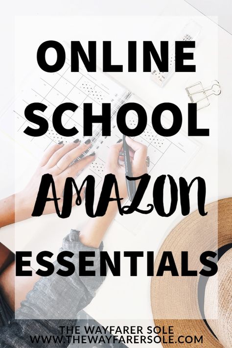 I have been doing online school for a year now, and I love it! After getting my first degree in college, I decided to switch to an online university. Since so many individuals today are doing school via the online route, I thought I’d share with you my essential items for online school. Online College Supplies, Online School Essentials, Graduate School Essentials, Online College Organization, University Essentials, Online College Classes, College Necessities, College Supplies, College Organization