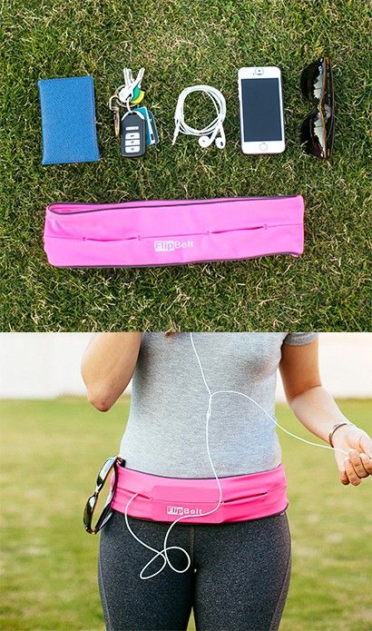 The FlipBelt is a sleek way to keep your belongings with you during a workout - genius! #product_design Flip Belt, Sac Diy, Workout Belt, Problem Solver, Phone Cards, Running Belt, Gym Stuff, Gym Yoga, I Work Out