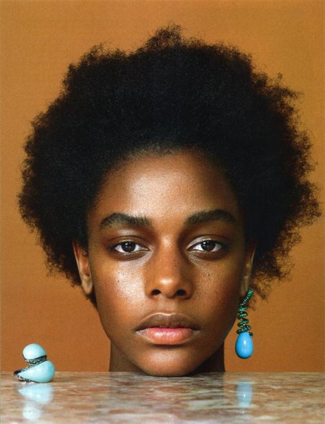 Karly Loyce, Interview Germany June 2015 Karly Loyce, Portrait References, Face References, Bare Face, Face Reference, Afro Hair, Black Women Art, Afro Hairstyles, Black Is Beautiful