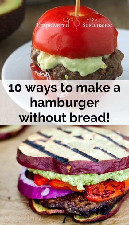 paleo hamburger buns - 10 ways to make a bread-free hamburger! Hamburger Bun Alternative, Paleo Hamburger Buns, Burger Ideas, Paleo Life, Paleo Food, Paleo Beef, Ideal Protein, Paleo Lifestyle, Carb Free