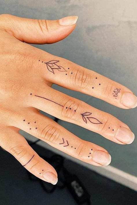 Finger Tattoos: Simple Yet Unique Designs At Your Fingertips | Glaminati Simple Finger Tattoos, Finger Tattoos For Women, Tattoos For Females, Finger Tattoos, Tattoos For Women, For Women, Tattoos