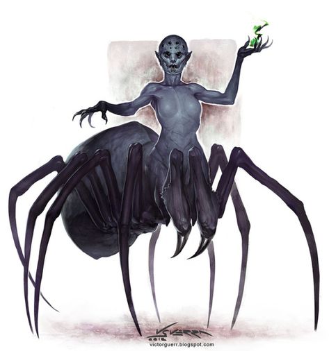 drider Spider Hybrid Human, Jorogumo Art, Drider Art, Insectoid Humanoid, Creature Fantasy, Spider Queen, Spider Art, Fantasy Races, Montage Photo