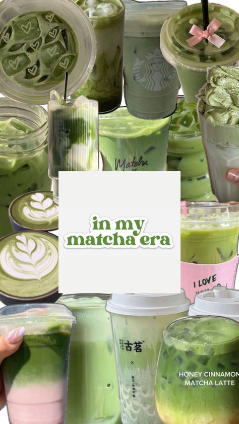 Macha Latte, Latte Wallpaper, Japanese School Supplies, Matcha Drink Recipes, Tea Wallpaper, Bath Aesthetic, Matcha Drink, Cute Snacks, Starbucks Recipes