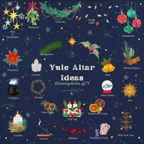 Yule Altar Ideas, Yule Witchcraft, Yule Candle, Yule Witch, Witch Holidays, Yule Altar, Celebrating Yule, Happy Yule, Yule Traditions