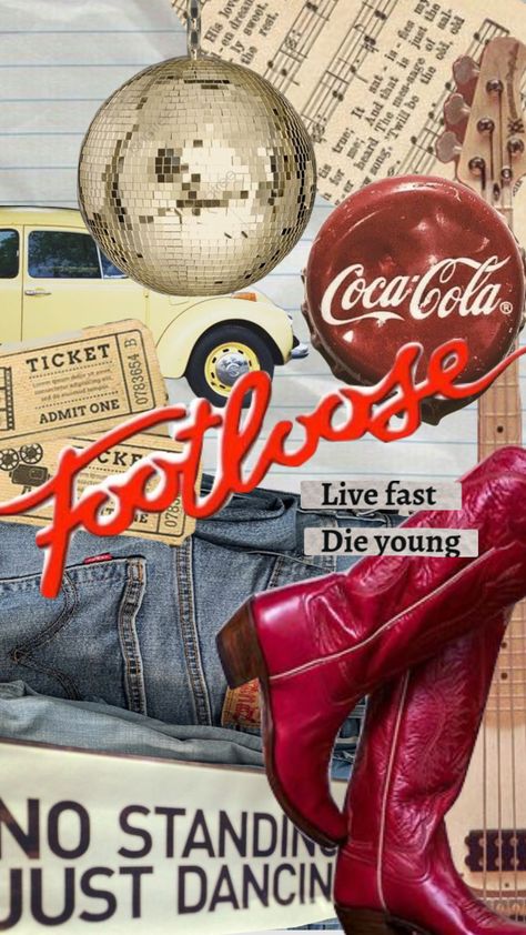 Footloose Birthday Party Theme, Footloose 2011 Aesthetic, Footloose Aesthetic 1984, Footloose Party Ideas, Southern Vintage Aesthetic, Footloose Wallpaper, 80s Dance Aesthetic, Dancing Aesthetic Vintage, Footloose Aesthetic