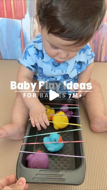 7 Month Baby, Baby Sensory Play, Sensory Book, Cake Tray, Montessori Baby, Crafty Moms, Play Ideas, Baby Sensory, 7 Months