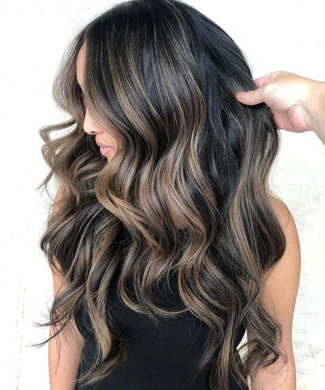 50 Greatest Long Hairstyles For Women With Long Hair In 2022 Long Hairstyles Haircuts, Women With Long Hair, Purple Hair Highlights, Long Hairstyles For Women, Long Hair Highlights, Balayage Blond, Plum Hair, Black Hair Balayage, Dark Brunette Hair