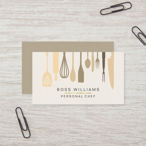 Pastry Chef Business Card, Pastry Business Card, Appliances Logo Design, Pastry Business, Appliance Logo, Bread Logo, Chef Kitchen, Personal Chef, Design Card