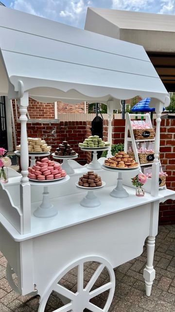 Catering Cart, Birmingham Michigan, Dessert Cart, Vowel Renewal, Birthday Theme Ideas, Candy Cart, Detroit Area, Dessert Tray, July 25