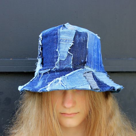 This Bucket Hats item by ZinaNatko has 172 favorites from Etsy shoppers. Ships from Ukraine. Listed on 17 Jun, 2023 Jean Bucket Hat, Patchwork Bucket Hat, Jean Hat, Patch Jeans, Denim Bucket Hat, Bonnet Crochet, Denim Handbags, Custom Denim, Moda Jeans