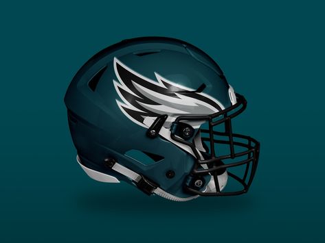 Creative Process Design, Eagles Helmet, Helmet Concept, Illustration Studio, Sports Logo Design, Team Design, Passion Project, Logo Branding Identity, Sports Logo