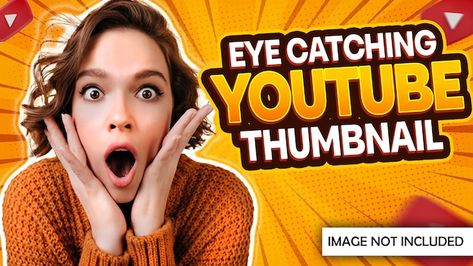 PSD an ad for eye catching youtube thumb... | Premium Psd #Freepik #psd #video-cover #thumbnail-design #thumbnail-template #video-thumbnail Youtube Thumbnail Poses, Thumbnail Youtube Inspiration, Unique Captions, Thumbnails Design, Thumbnail Template, Video Cover, Youtube Video Thumbnail, Youtube Cover, Youtube Thumbnail Template