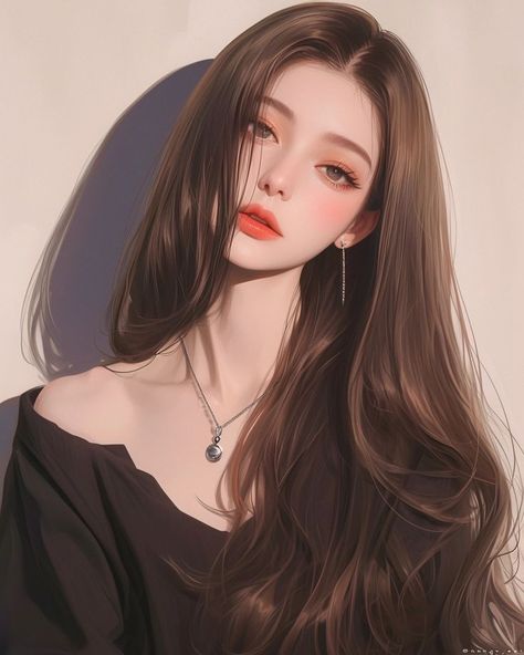 Anime Korea, Beautiful Photoshoot Ideas, Girly Art Illustrations, Digital Art Anime, Girls Cartoon Art, Digital Art Girl, Girly Art, Character Portraits