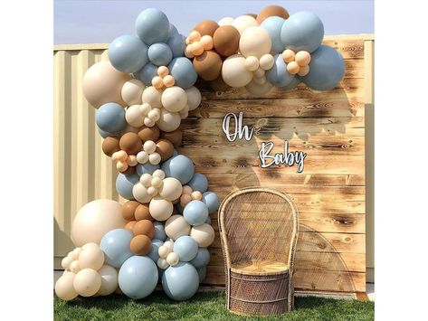 140Pieces Brown Coffee Blue Balloon Garland Arch Kit Brown | Etsy Balloon Wreath, Bear Baby Shower Theme, Balloon Garland Diy, Blue Balloon, Rose Gold Balloons, Garland Arch, Green Balloon, Teddy Bear Baby Shower, Background Decoration