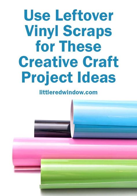 Adhesive vinyl and heat transfer vinyl are expensive but you can use leftover vinyl scraps for these creative craft project ideas! Transfer Tape For Vinyl Alternative, Diy With Contact Paper, Best Sticker Paper, Vinyl Projects To Sell, Diy Gifts Sewing, Vinyl Paper Crafts, Silhouette Curio Projects, Transfer Tape For Vinyl, Adhesive Vinyl Projects