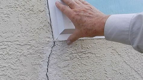 Diy Stucco Exterior, Stucco Patch, Stucco Paint, Stucco Repair, Stucco Siding, Stucco Texture, Foundation Repair, House Foundation, Stucco Exterior