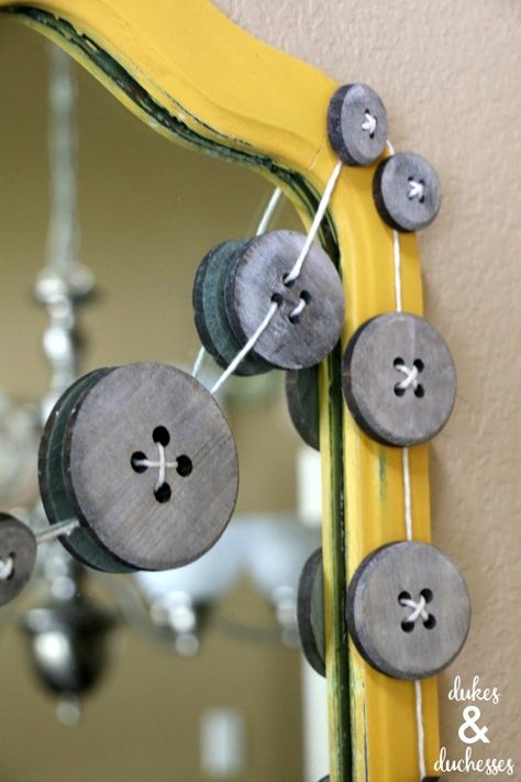 farmhouse style button garland for home decor Diy Coraline Party Decorations, Coraline Home Decor, Coraline Room Decor Ideas, Diy Coraline Decorations, Coraline Room Ideas, Coraline Crafts Diy, Coraline Birthday Party Ideas Decoration, Coraline Door Decoration, Coraline Themed Room