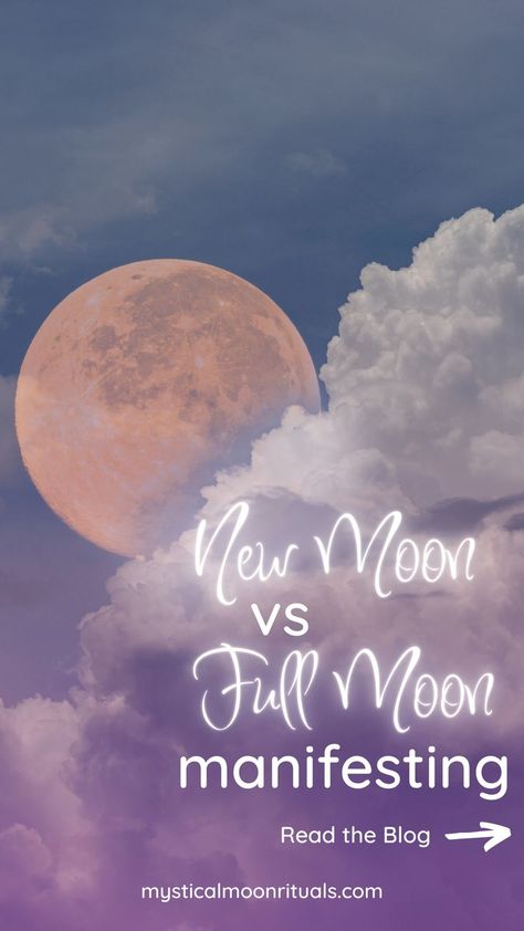 Should you only set your intentions at a New Moon, or can you set intentions for a Full Moon? I explore the difference between New Moon Manifesting and Full Moon Manifesting in this blog post. Full Moon Intentions, Moon Manifesting, Moon Intentions, Manifesting Magic, Full Blue Moon, Set Your Intentions, Moon Rituals, Set Intentions, New Moon Rituals