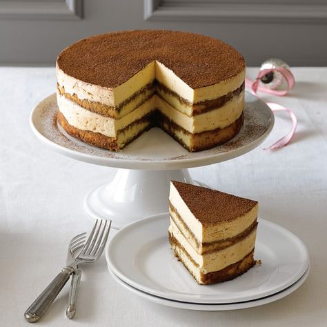 New Christmas Preview | Williams Sonoma Cafe Pastries, Cream Filling Recipe, Tools Cake, Valrhona Chocolate, Italian Dessert, Blueberry Lemon Cake, Tool Cake, Mascarpone Cheese, Easy Baking Recipes Desserts