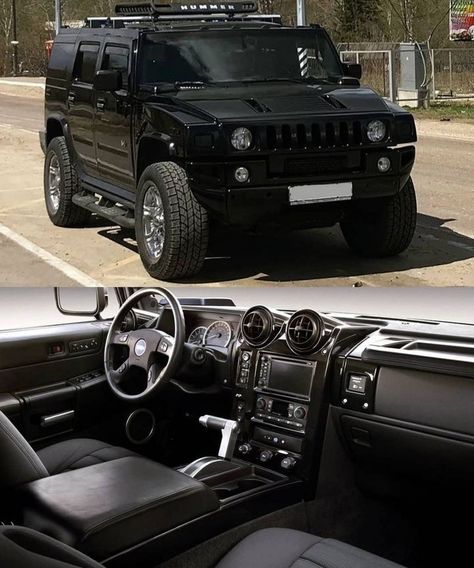 Hummer H2 Accessories, Thanksgiving Tattoo, Hummer Interior, Car Organization Hacks, Blacked Out Cars, Hammer Car, Hummer Truck, Car Life Hacks, Hummer Cars