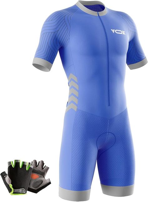 Amazon.com: VOXCAUTQ Men's Cycling Skinsuit,Triathlon Suit Men,TriSuit for Swimming, Cycling, Running, Duathlon (Typ-10,XS) : Sports & Outdoors Triathlon Swimming, Triathlon Suit, Bike Wear, Suit Men, Mens Cycling, Triathlon, Mens Suits, Cycling, Swimming