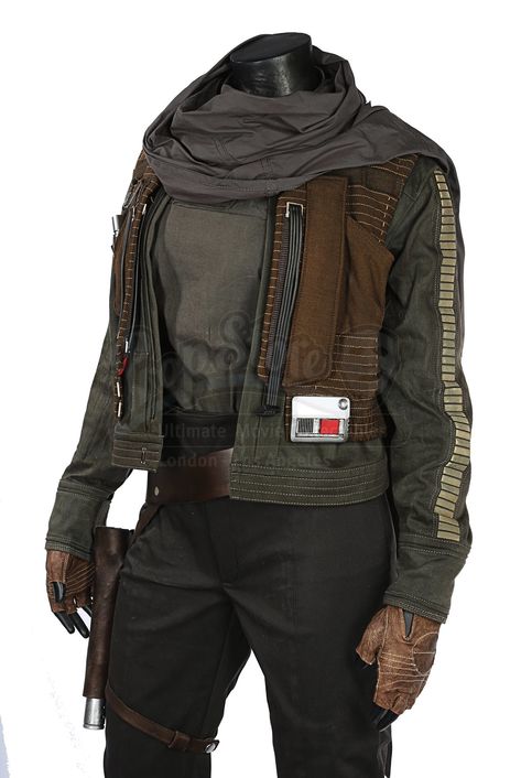 Bounty Hunter Outfit, Batuu Bounding, Jyn Erso Cosplay, Costume Display, Star Wars Outfit, Disfraz Star Wars, Star Wars Jacket, Star Wars Rogue One, Jyn Erso