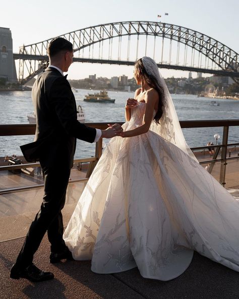 STEVEN KHALIL (@steven_khalil) • Instagram photos and videos Italy Wedding Dress, Steven Khalil, Couture Gown, Red Carpet Gowns, Beaded Gown, Couture Gowns, Italy Wedding, City Wedding, Real Brides