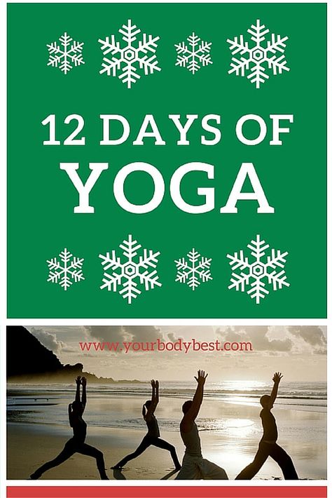 12 Days of Yoga starts today! It's a great way to ease into the habit of a daily yoga practice. Start small: Day 1 is child's pose -- that's it! Each day you'll add a pose to the sequence, and by Day 12 you'll have a nice little 10-15 minute sequence. And you'll have a 2-week jump start on your new year's resolutions! :) New Year's Resolutions, Daily Yoga, Yoga Sequences, Yoga Routine, New Years Resolution, Yoga Teacher, Yoga Practice, 12 Days, New Year's