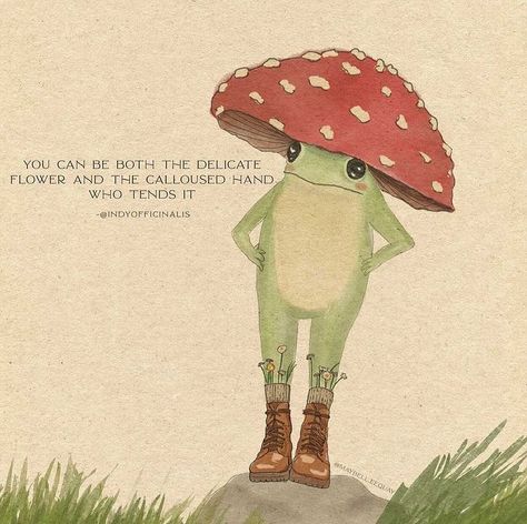 Indy (@indyofficinalis) • Instagram photos and videos Maybell Eequay, Frog Quotes, I Relate, Frog Life, Mushroom Hat, Cocoppa Wallpaper, Frog Art, Insta Post, Frog And Toad