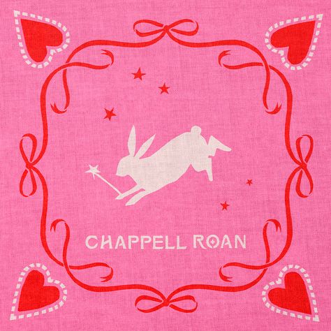 chappell roan rabbit bandana. designed by ramisha sattar. Dorm Posters, Pony Club, Chappell Roan, Tyler The Creator, In The Desert, Doja Cat, Room Posters, New Wall, Music Poster