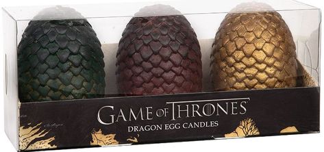 Game of Thrones House of The Dragon Egg Game Of Thrones Cookbook, Dragon Egg Candle, Dragon Gifts, Game Of Thrones Merchandise, Game Of Thrones Gifts, Egg Candle, Dragon Eggs, Hand Of The King, Game Of Thrones Dragons