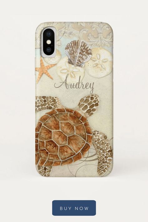 Iphone 7 Cases Aesthetic, Brown Aesthetic Phone Case, Brown Aesthetic Phone, Watercolor Art Sea, Beach Phone Cases, Turtle Phone Case, Beach Phone Case, Cases Aesthetic, Cute Turtle