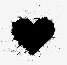 Black Heart Overlay, Black And White Heart Tattoo, Black Heart Png, Faith Hope Love Tattoo, Paint Splash Background, Splash Effect, Heart Overlay, Splash Images, Photo Clipart