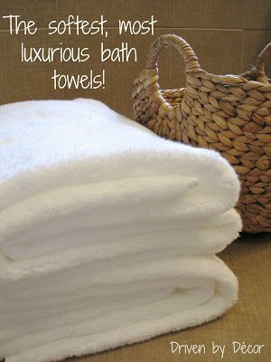 Great round-up/review of the best bath towels! Luxurious Bath Towels, Best Bath Towels, Driven By Decor, Decorating Bathroom, Bamboo Towels, Bath Towels Luxury, Home Luxury, Best Bath, Luxury Towels