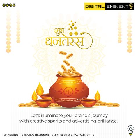 Happy Dhanteras 
Shubh Dhanteras creatives Dhanteras Creative Ads For Education, Dhanteras Creative Ads, Dhanteras Post, Creative Video Ads, Dhanteras Creative, Digital Marketing Creative, Exhibition Company, Loan Company, Happy Dhanteras