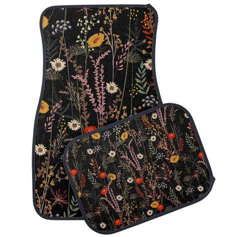 Car Mats Aesthetic, Cute Car Mats, Cottagecore Car, 1st Car, Tufting Diy, Car Interior Diy, Car Things, Car Deco, Cool Car Accessories