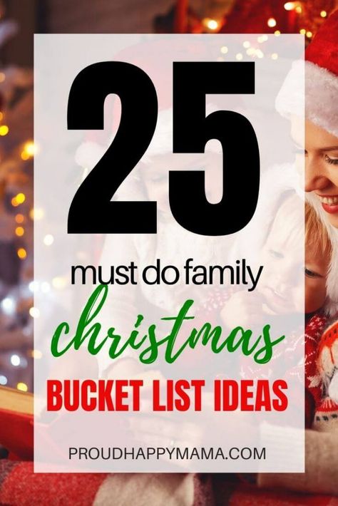 Whether you’re looking for fun Christmas ideas, new family Christmas traditions, or just some great activities you can do during the Christmas countdown, then our 25 must do Christmas bucket list ideas below will surely provide you with a bunch of inspiration. #christmas #bucketlist #familyfun Fun Christmas Ideas, Christmas Bucket List Ideas, Christmas Morning Traditions, Crafty Christmas Gifts, Family Christmas Quotes, Best Christmas Quotes, Christmas Bucket List, Fun Christmas Activities, Merry Christmas Family