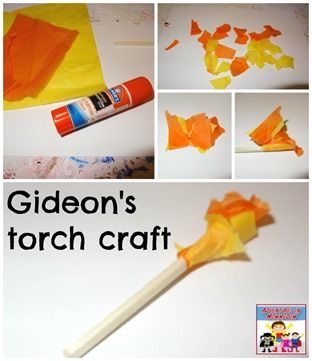 Gideon's torch craft Gideon's Battle Craft, God Calls Gideon Craft, Gideon Defeats The Midianites Craft, Gideons Army Craft, Gideon 300 Army Craft, Gideon Preschool Craft, Gideon Activity For Kids, Gideon Torch Craft, Gideons Army Of 300 Craft