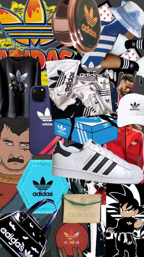 #adidas #sneakerhead #sneakers #sports #vibes #random #bored Adidas Art, Collage Outfits, Broken Screen Wallpaper, Adidas Branding, Broken Screen, Screen Wallpaper, Sneaker Head, Adidas Shoes, Photo Collage