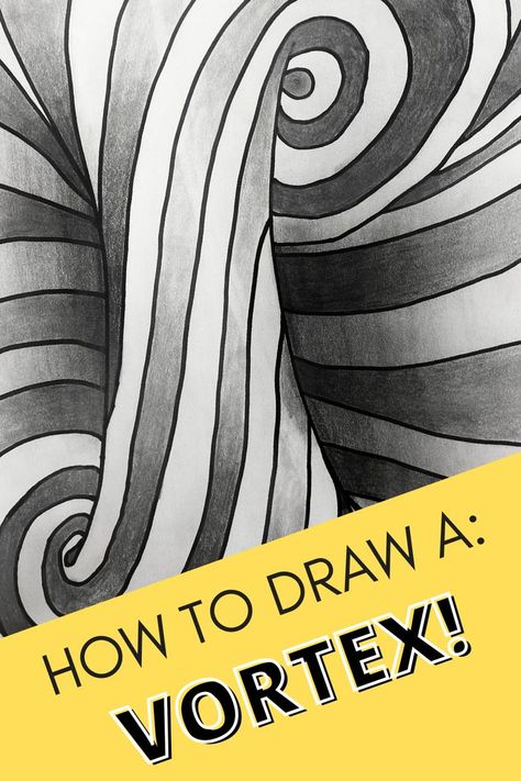 vortex drawing Optical Illusions Art Drawing Step By Step, Illusion Drawings Step By Step, Optical Illusions Art Step By Step, Easy Op Art Step By Step, Optical Illusions Drawings Easy, Vortex Drawing, Op Art Lessons Step By Step, Welcome Drawing, Optical Illusion Art Lesson