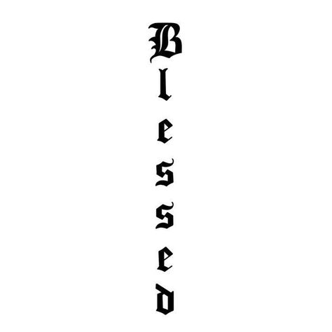 Blessed Tattoo Neck, Neck Text Tattoo, Neck Tattoo Text, Text Tattoo Men, Blessed Neck Tattoo, Blessed Tattoo For Men, Army Tattoo Ideas, Blessing Tattoo, Tattoo Writing Fonts