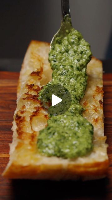 Maksim Talkachou on Instagram: "Pesto Bruschetta🧀🍅🌿 - Toast of the week #3 📕Recipe: Pesto: 80g. Fresh Bazil 1 glove Garlic 30g. Pine nuts 60g. Extra Virgin Olive Oil 2g. Salt 40g. Parmesan cheese  For Bruschetta: Ciabatta Bread Tomato  Fresh Mozzarella Pesto  #bruschetta #toastoftheweek #toast #italianbruschetta #pesto #easyrecipe #bestbreakfast #breakfast #recipes #cookingvideos #foodpornshare #foodie #foodaddict #vegetarian" Pesto Toast, Pesto Bruschetta, Bruschetta Toast, Italian Bruschetta, Ciabatta Bread, Fresh Mozzarella, Cooking Videos, Pine Nuts, Virgin Olive Oil