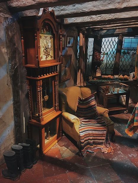 Weasley Home, Harry Potter Interior, Harry Potter Weasley, Weasley Aesthetic, Stile Harry Potter, Arthur Weasley, Harry Potter Bedroom, The Burrow, Bellatrix Lestrange