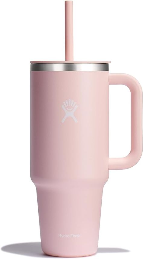 Pink Hydro Flask, Hydro Flask Colors, Hydro Flask Tumbler, Hydro Flask, Travel Tumbler, Insulated Cups, Stanley Cup, Ergonomic Handle, Tumblers With Lids